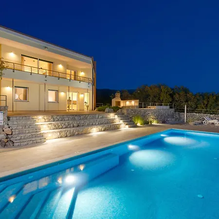 Вилла Luxury Ostro With Pool & Krk Bridge View *
