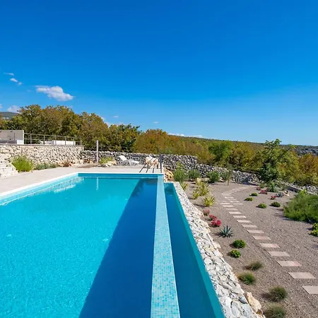 Вилла Luxury Ostro With Pool & Krk Bridge View *