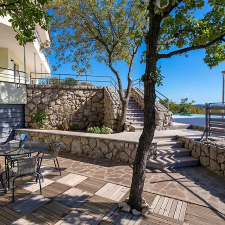 Вилла Luxury Ostro With Pool & Krk Bridge View Кральевица