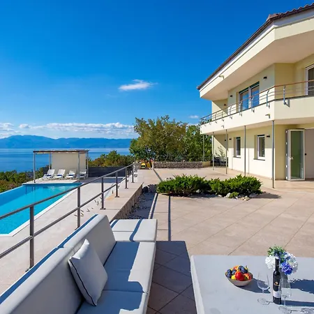 Luxury Ostro With Pool & Krk Bridge View