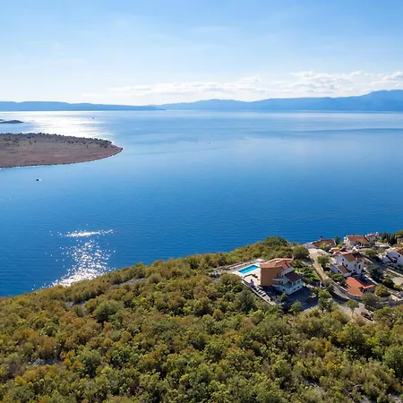 Luxury Ostro With Pool & Krk Bridge View