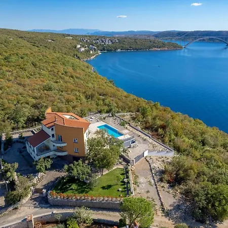 Luxury Ostro With Pool & Krk Bridge View Villa Kraljevica