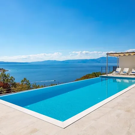 Vila Luxury Ostro With Pool & Krk Bridge View Kraljevica