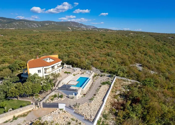 Luxury Ostro With Pool & Krk Bridge View * Kraljevica