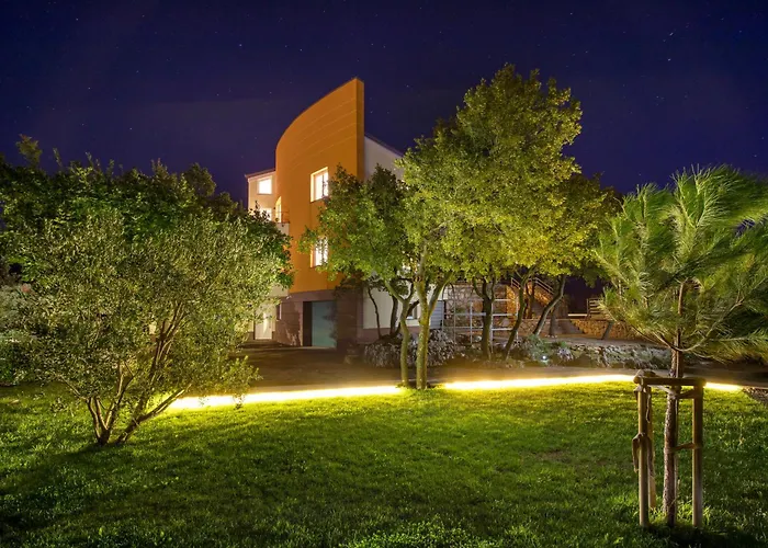 וילה Luxury Ostro With Pool & Krk Bridge View