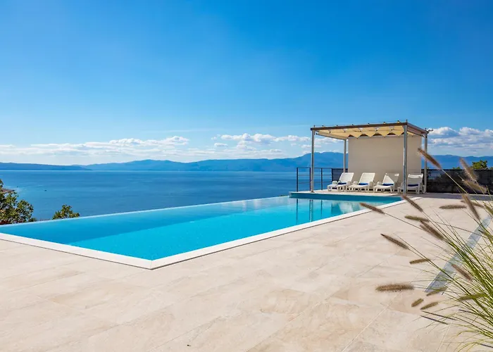 Luxury Ostro With Pool & Krk Bridge View Вилла *