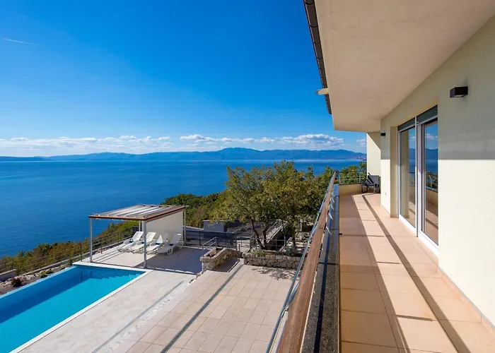 Luxury Ostro With Pool & Krk Bridge View *